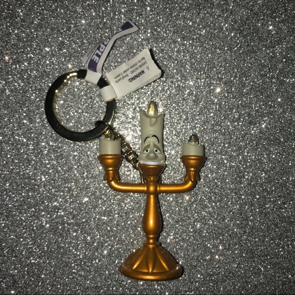 New Disney Parks beauty and the beast keychain